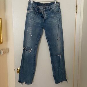 GOLDSIGN Mr. Right Jeans boyfriend distressed oversized loose light jeans